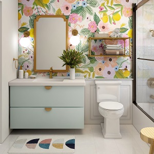 Цветная и яркая ванная комната: как преобразить санузел в Томмоте - tommot.mebel54.com | фото