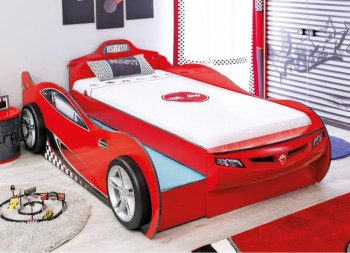 CARBED Кровать-машина Coupe с выдвижной кроватью Red 20.03.1306.00 в Томмоте - tommot.mebel54.com | фото