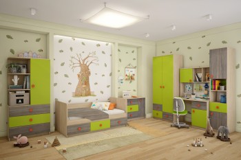 Детская комната Пуговка в Томмоте - tommot.mebel54.com | фото