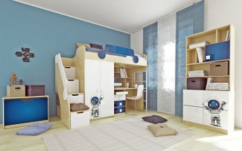 Детская комната Санни (Белый/корпус Клен) в Томмоте - tommot.mebel54.com | фото