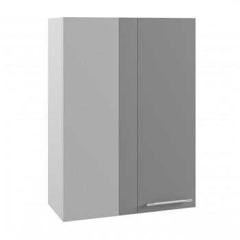 Гарда ВПУ 650 шкаф верхний угловой высокий (Ваниль/корпус Серый) в Томмоте - tommot.mebel54.com | фото