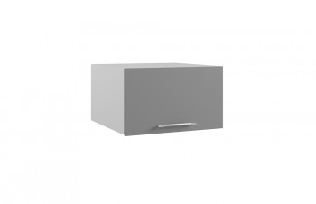 Корато ГПГ 600 шкаф верхний горизонтальный (Кварц черный/корпус Серый) в Томмоте - tommot.mebel54.com | фото