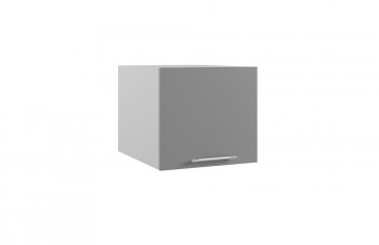 Корато ГВПГ 500 шкаф верхний горизонтальный высокий (Кварц черный/корпус Серый) в Томмоте - tommot.mebel54.com | фото