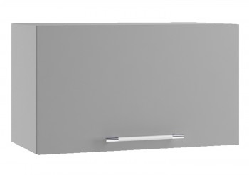 Корато ПГ 600 шкаф верхний горизонтальный (Кварц черный/корпус Серый) в Томмоте - tommot.mebel54.com | фото