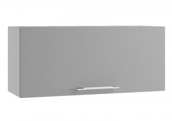 Корато ПГ 800 шкаф верхний горизонтальный (Кварц черный/корпус Серый) в Томмоте - tommot.mebel54.com | фото
