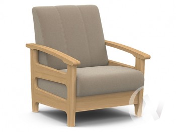 Кресло для отдыха Омега (бук лак/CATANIA LATTE) в Томмоте - tommot.mebel54.com | фото