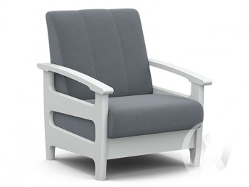 Кресло для отдыха Омега (снег лак/CATANIA SILVER) в Томмоте - tommot.mebel54.com | фото