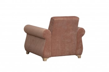 Кресло для отдыха "Порто" (велюр киви корица / микровельвет крем) в Томмоте - tommot.mebel54.com | фото