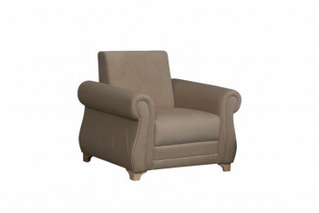 Кресло для отдыха "Порто" (велюр киви латте / микровельвет крем) в Томмоте - tommot.mebel54.com | фото