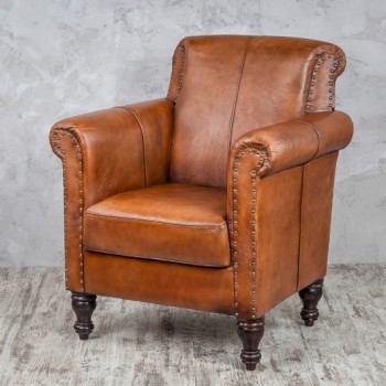Кресло кожаное Лофт Чарльз в Томмоте - tommot.mebel54.com | фото