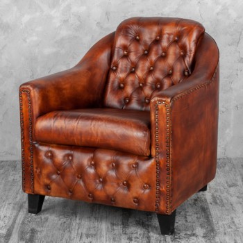 Кресло кожаное Элегант в Томмоте - tommot.mebel54.com | фото