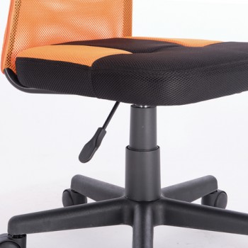 Кресло компактное BRABIX Smart MG-313 (черный, оранжевый) в Томмоте - tommot.mebel54.com | фото