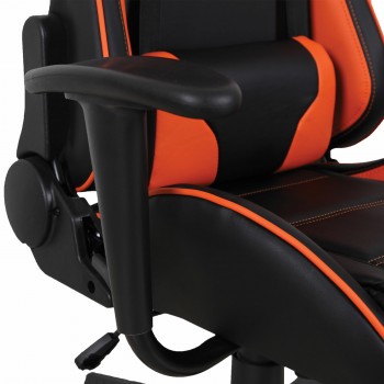Кресло компьютерное BRABIX GT Racer GM-100 (черный, оранжевый) в Томмоте - tommot.mebel54.com | фото