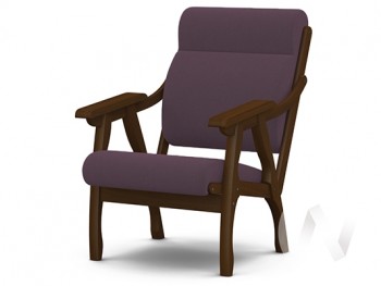 Кресло Вега-10 (орех лак/ULTRA PLUM) в Томмоте - tommot.mebel54.com | фото