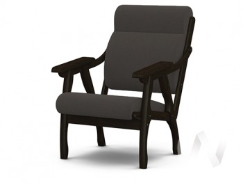Кресло Вега-10 (венге лак/ULTRA GRAFIT) в Томмоте - tommot.mebel54.com | фото
