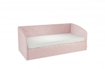 Кровать 0.9 Бест Софа (Нежно-розовый велюр) в Томмоте - tommot.mebel54.com | фото