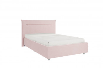 Кровать 1,2 Альба с основанием (Нежно-розовый велюр) в Томмоте - tommot.mebel54.com | фото