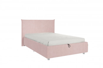 Кровать 1,2 Квест (Нежно-розовый велюр/под-мех) в Томмоте - tommot.mebel54.com | фото