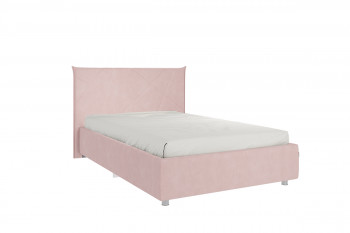 Кровать 1,2 Квест с основанием (Нежно-розовый велюр) в Томмоте - tommot.mebel54.com | фото