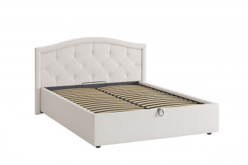 Кровать 1.6 Верона белый экокожа в Томмоте - tommot.mebel54.com | фото