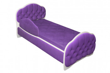 Кровать 160 Гармония 32 Фиолетовый (мягкий бортик) в Томмоте - tommot.mebel54.com | фото
