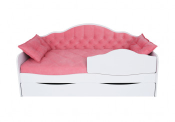 Кровать 170 серии Иллюзия Лайт 1 ящик 89 Розовый (подушки) в Томмоте - tommot.mebel54.com | фото