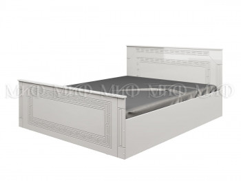 Кровать Афина-1 1,4 м (Белый/Белый глянец) в Томмоте - tommot.mebel54.com | фото