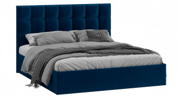 Кровать без ПМ «Эмбер» Велюр Confetti/Blue в Томмоте - tommot.mebel54.com | фото