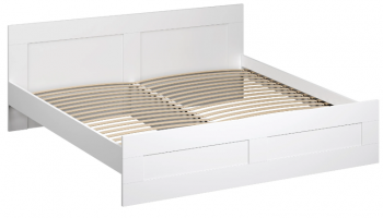 Кровать двухспальная Сириус 1800мм белый в Томмоте - tommot.mebel54.com | фото