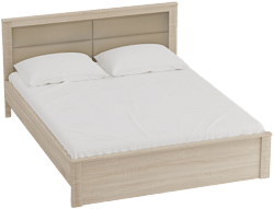 Кровать Элана 1600 с основанием Дуб Сонома в Томмоте - tommot.mebel54.com | фото