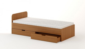 Кровать с ящиками 900 (Бук темный) в Томмоте - tommot.mebel54.com | фото