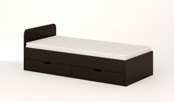 Кровать с ящиками 900 (Венге) в Томмоте - tommot.mebel54.com | фото