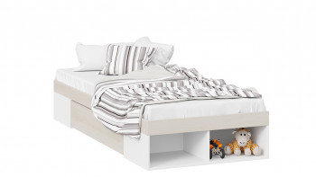 Кровать «Сканди» с ящиком Дуб Гарден/Белый в Томмоте - tommot.mebel54.com | фото