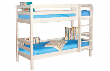 Кровать Соня вариант 9 двухъярусная с прямой лестницей Лаванда в Томмоте - tommot.mebel54.com | фото