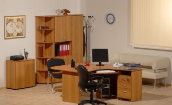 Мебель для персонала Рубин 42 Светлый миланский орех в Томмоте - tommot.mebel54.com | фото