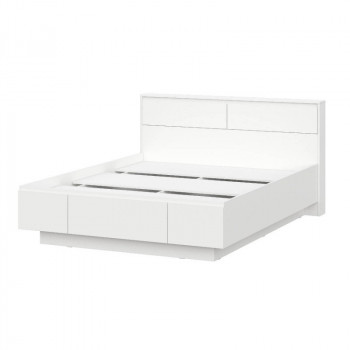 Модульная система "Одри" Кровать двойная (1,6х2,0) серия 3 Белый в Томмоте - tommot.mebel54.com | фото