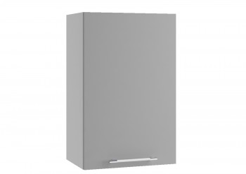 Монца П 450 шкаф верхний (Белый софт/корпус Серый) в Томмоте - tommot.mebel54.com | фото
