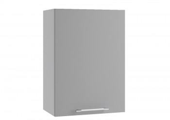 Монца П 500 шкаф верхний (Белый софт/корпус Серый) в Томмоте - tommot.mebel54.com | фото