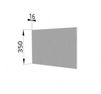 Панель торцевая (для шкафа горизонтального глубокого) ГПГ Монца, Ройс (Кварц черный) в Томмоте - tommot.mebel54.com | фото