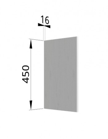 Панель торцевая (для шкафа горизонтального высокого) ВПГ Монца, Ройс (Кварц черный) в Томмоте - tommot.mebel54.com | фото