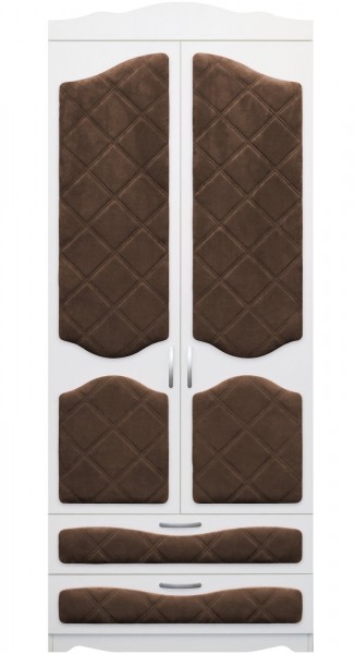 Шкаф 2-х створчатый с ящиками серии Иллюзия 08 Шоколад в Томмоте - tommot.mebel54.com | фото