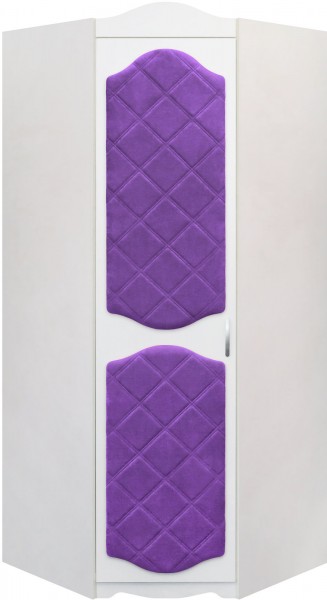 Шкаф угловой Иллюзия 32 Фиолетовый в Томмоте - tommot.mebel54.com | фото
