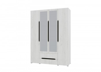 Шкаф 4-х створчатый с ящиками и зеркалами Вега (Прованс) в Томмоте - tommot.mebel54.com | фото