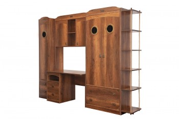 Шкаф комбинированный для белья «Навигатор» (Дуб Каньон) в Томмоте - tommot.mebel54.com | фото