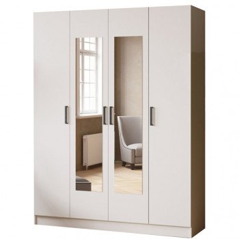 Шкаф комбинированный Ларс (1,6) белый в Томмоте - tommot.mebel54.com | фото