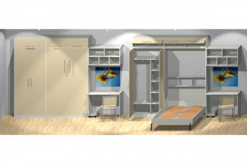 Шкаф-кровать детская в Томмоте - tommot.mebel54.com | фото