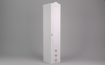 Шкаф угловой Бэлла с ящиками (Выбеленное дерево/Белый) в Томмоте - tommot.mebel54.com | фото