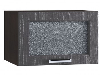 Шкаф верхний горизонтальный со стеклом 510, ШВГС 510 (Клен серый/корпус венге) в Томмоте - tommot.mebel54.com | фото