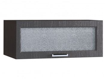 Шкаф верхний горизонтальный со стеклом 810, ШВГС 810 (Клен серый/корпус венге) в Томмоте - tommot.mebel54.com | фото
