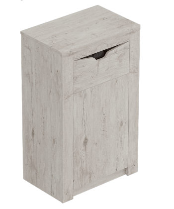 Тумба с дверцей и ящиком Соренто Дуб бонифаций/Кофе структурный матовый в Томмоте - tommot.mebel54.com | фото